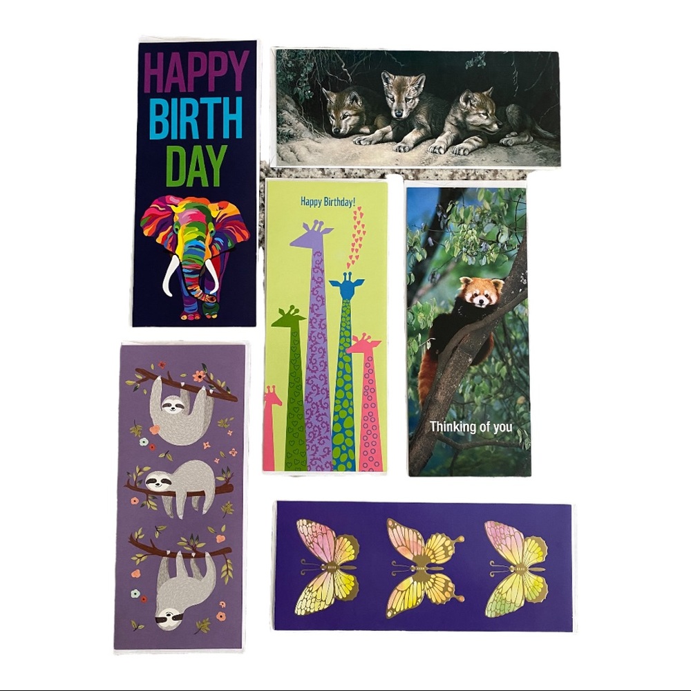 WORLD WILDLIFE WWF Defenders of Wildlife GREETING CARDS Crafting Decoupage GIFTS